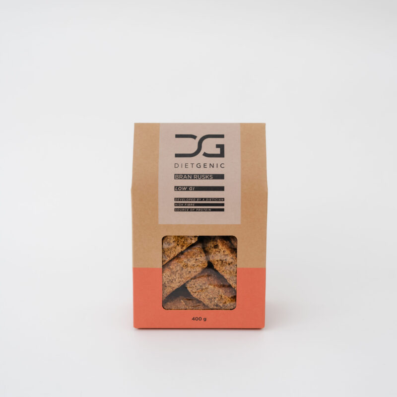 DietGenic Bran rusks - Diabetic friendly - Low GI 400g